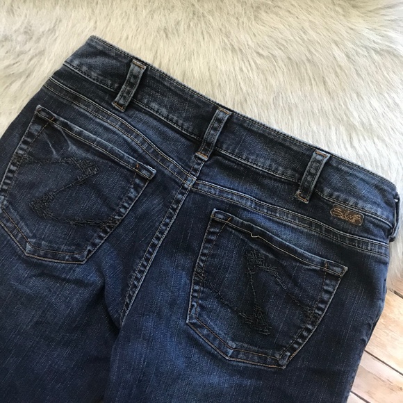 Silver Jeans Denim - Silver Suki Jeans Blue Dark 33/34 Womens Denim